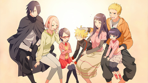 Boruto: Naruto the Movie, Poster, Naruto Uzumaki, Sarada Uchiha, Sasuke Uchiha, Sakura Haruno, Hinata Hyuga, Himawari Uzumaki, Boruto Uzumaki, 4K wallpaper