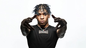 NLE Choppa, White background, American rapper, 4K wallpaper