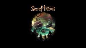 Sea of Thieves, PC Games, Xbox One, Xbox Series X and Series S, Black background, 4K wallpaper