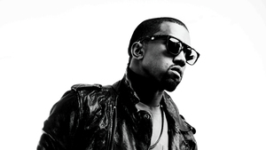 Kanye West, Black and White, Photoshoot, American rapper, White background, Monochrome, 4K wallpaper