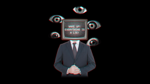Weirdcore, Eyes, Black background, AMOLED, 4K wallpaper
