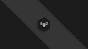 ASUS TUF Gaming, Minimalist, Dark background, 4K wallpaper