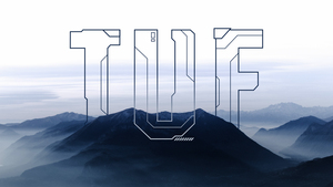 ASUS TUF Gaming, Mountains, Fog, 4K wallpaper