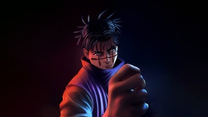 Choso, Dark background, Jujutsu Kaisen, 4K wallpaper