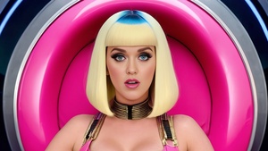 Katy Perry, Cleopatra, Hypnotic, Futuristic, Pink, 4K wallpaper