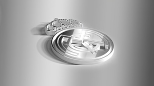 Real Madrid CF, Monochrome, Silver, Logo, Spanish, Football club, 4K wallpaper