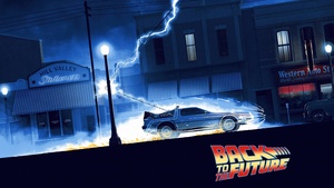 Back to the Future, Time travel, Movie poster, 4K wallpaper