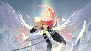 Makima, Angel wings, Chainsaw Man, Ultrawide, 4K wallpaper