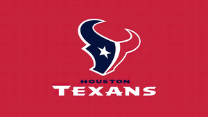 Houston Texans, Logo, Football team, NFL team, Soccer, Red background, 4K wallpaper