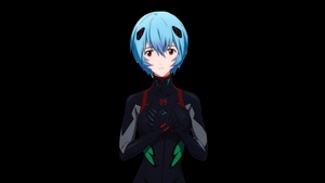 Rei Ayanami, AMOLED, Neon Genesis Evangelion, 4K wallpaper
