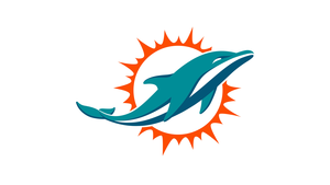 Miami Dolphins, Logo, 4K wallpaper