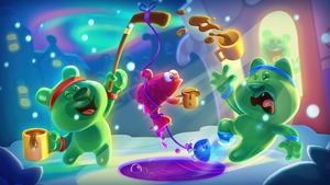 Candy Crush Soda Saga, Game poster, 4K wallpaper
