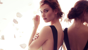Lily James, Harpers Bazaar, Beautiful actress, 4K wallpaper