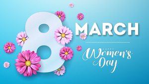 March 8th, Illustration, Womens Day, 4K wallpaper