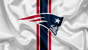 New England Patriots, Flag, Logo, Football team, NFL team, 4K wallpaper