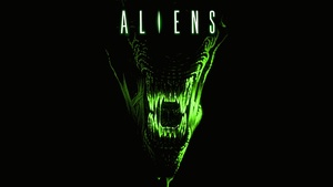Aliens, Spooky, Black background, Xenomorph, 4K wallpaper
