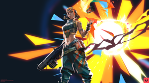 Raze, Valorant agent, 4K wallpaper