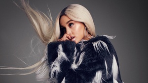 American singer, Ariana Grande, 4K wallpaper