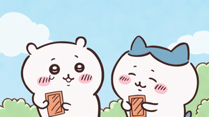 Chiikawa, Hachiware, Nanka Chiisakute Kawaii Yatsu, Adorable, Cute cartoon, 4K wallpaper