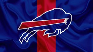 Buffalo Bills, Flag, NFL team, American football team, 4K wallpaper