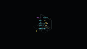 Eat, Sleep, Code, Repeat, Black background, Programmer quotes, Coder, Python, Programming language, AMOLED, 4K wallpaper