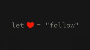 Programming language, Dark background, Red heart, Love heart, 4K wallpaper