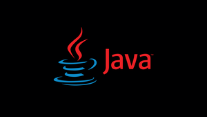 Java, Black background, Programming language, AMOLED, Minimalist, Logo, 4K wallpaper