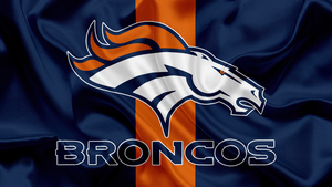 Denver Broncos, Flag, American football team, NFL team, Miles Mascot, 4K wallpaper