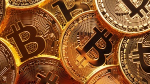 Bitcoin, Gold coins, Cryptocurrency, 4K wallpaper