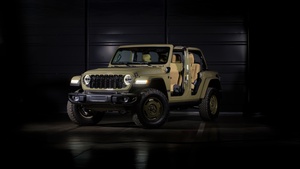 2025, Dark background, Jeep Wrangler Unlimited, 4K wallpaper