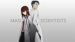 Kurisu Makise, Rintaro Okabe, Steins;Gate, Anime couple, 4K wallpaper