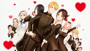 Kaguya-sama: Love is War, Anime series, Chika Fujiwara, Miyuki Shirogane, Yuu Ishigami, Kaguya Shinomiya, 4K wallpaper