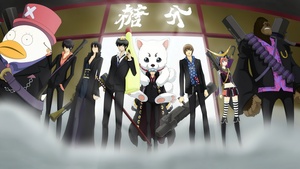 Gintama, Characters, Ultrawide, Anime series, 4K wallpaper