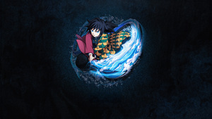 Giyu Tomioka, Demon Slayer: Kimetsu no Yaiba, 4K wallpaper
