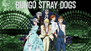 Bungo Stray Dogs, Characters, Ranpo Edogawa, Akiko Yosano, Junichirou Tanizaki, Doppo Kunikida, Osamu Dazai, Kenji Miyazawa, Atsushi Nakajima, 4K wallpaper