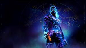 Blindfire, Game Art, Dark background, Neon, 4K wallpaper