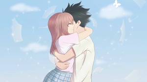 A Silent Voice, Love couple, Romantic, Shoya Ishida, Shouko Nishimiya, Koe no Katachi, 4K wallpaper