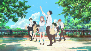 A Silent Voice, Anime series, Shoya Ishida, Shouko Nishimiya, Koe no Katachi, 4K wallpaper