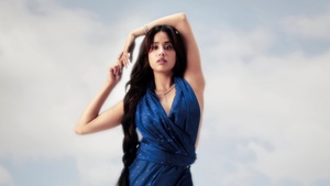 Janhvi Kapoor, Photoshoot, Elle Magazine, Saree, 4K wallpaper