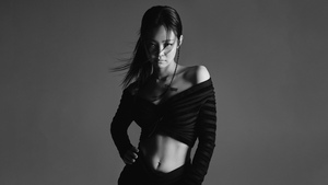 Jennie, Dark aesthetic, Monochrome, Black and White, Photoshoot, South Korean Singer, Elle Magazine, 4K wallpaper