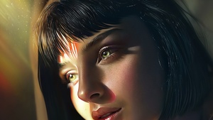 Beautiful actress, Portrait, 4K wallpaper