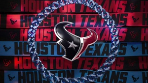 Houston Texans, 3D logo, NFL team, American football team, 4K wallpaper