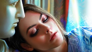 Portrait, Girly backgrounds, 4K wallpaper