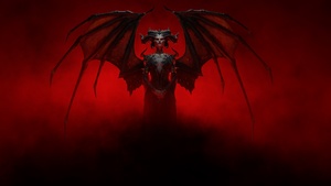 Lilith, 2023 Games, Diablo IV, Red background, Dark red, 4K wallpaper