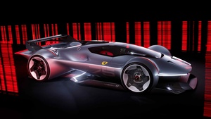 Ferrari Vision Gran Turismo, Concept cars, Hybrid race cars, Gran Turismo 7, 4K wallpaper