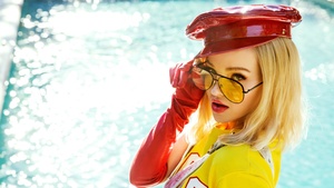 Dove Cameron, Blonde, American singer, 4K wallpaper