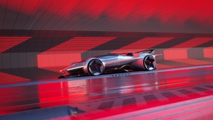Ferrari Vision Gran Turismo, Hybrid race cars, Gran Turismo 7, 4K wallpaper