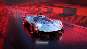 Ferrari Vision Gran Turismo, Gran Turismo 7, Concept cars, Hybrid race cars, 4K wallpaper