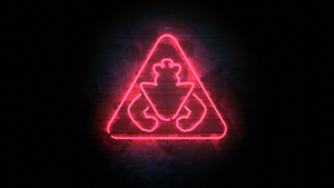 FNAF: Security Breach, Five Nights at Freddys, AMOLED, Black background, 4K wallpaper