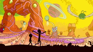 Rick and Morty, Cartoon, Rick Sanchez, Morty Smith, TV series, 4K wallpaper